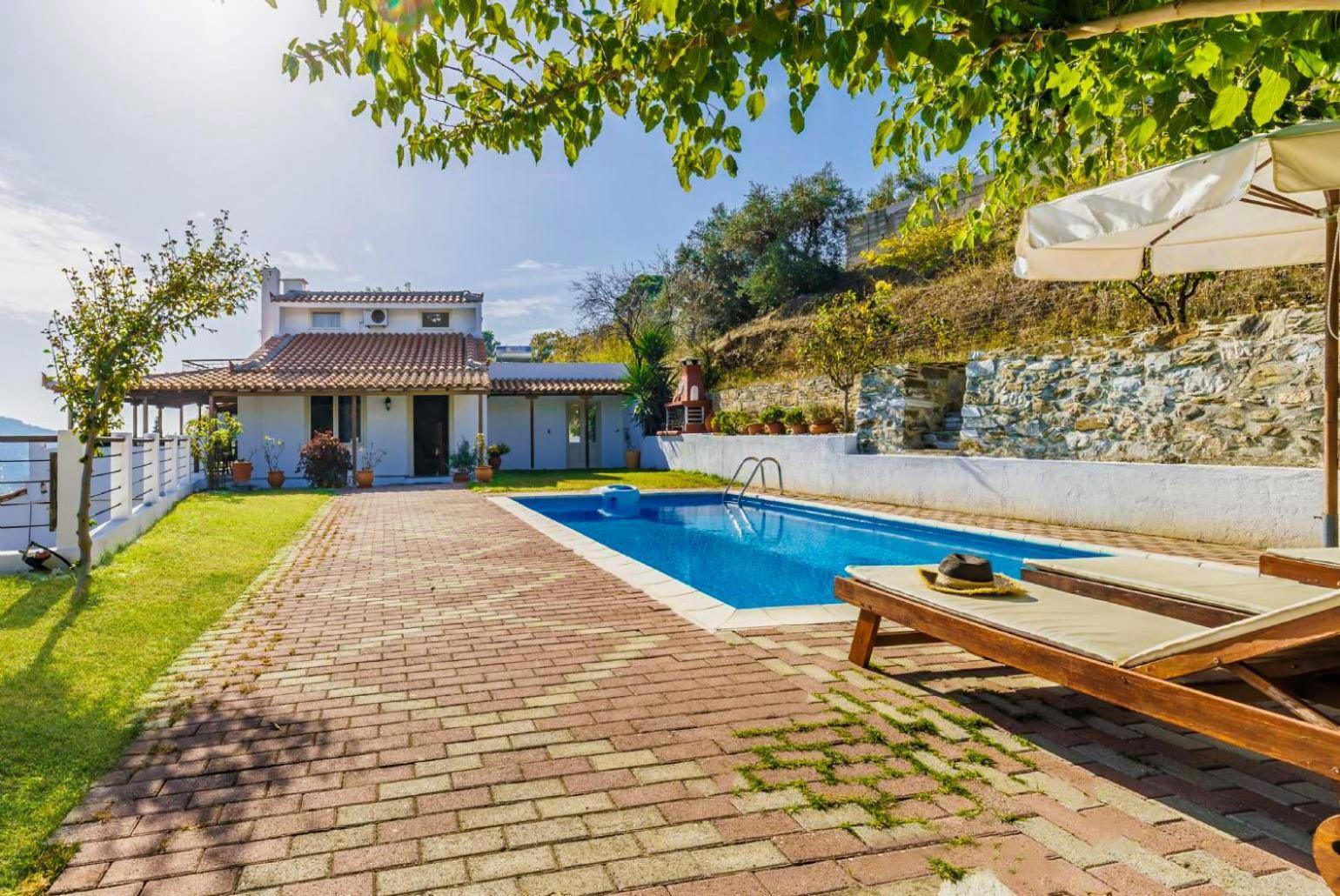 Villa Aloupi Szkópelosz Kültér fotó